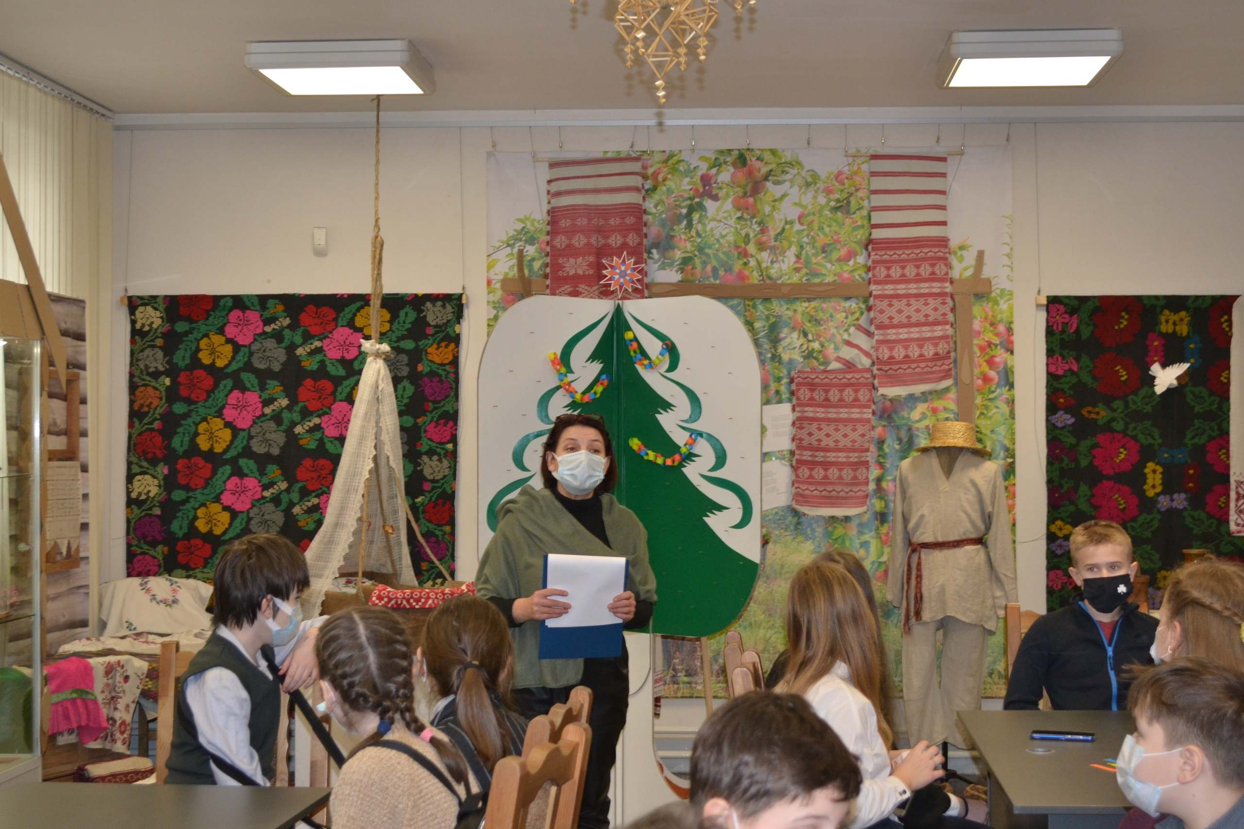 Учащиеся 6"А в "Государственном музее белорусской литературы"